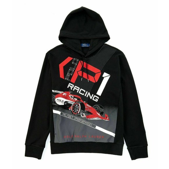 Polo Ralph Lauren Performance RACING Sweatshirt Mens Hoodie